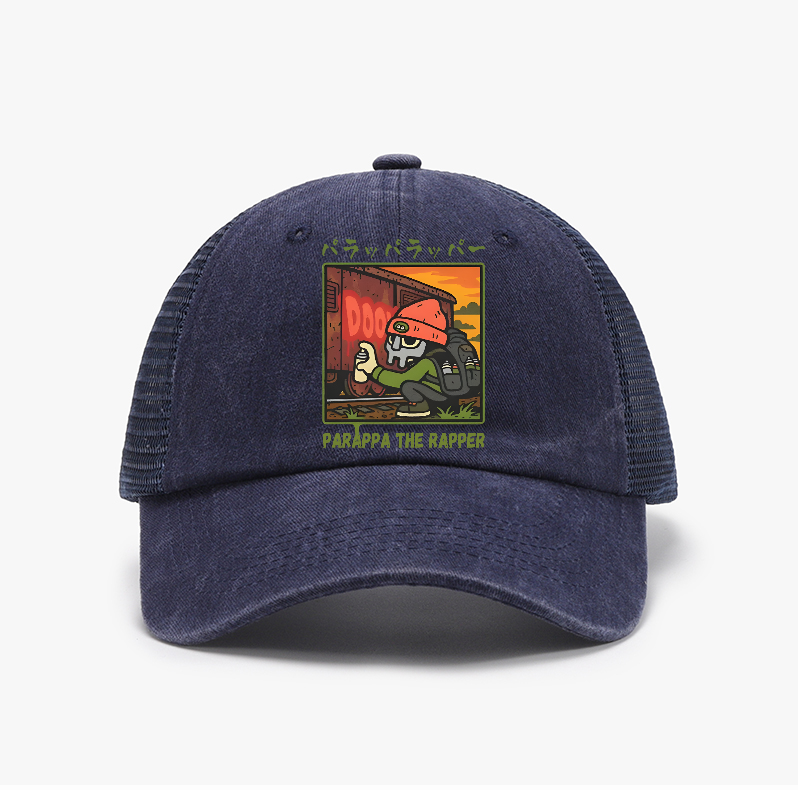 PaRappa the Rapper MF Doom Vintage Cotton Breathable Hat