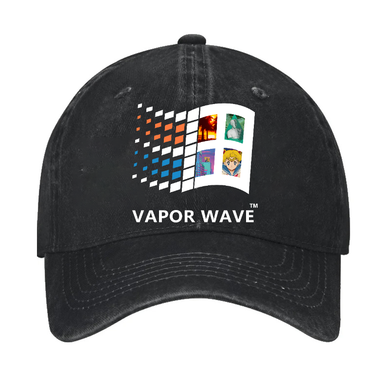 Vaporwave 95 Vintage Cotton Cap
