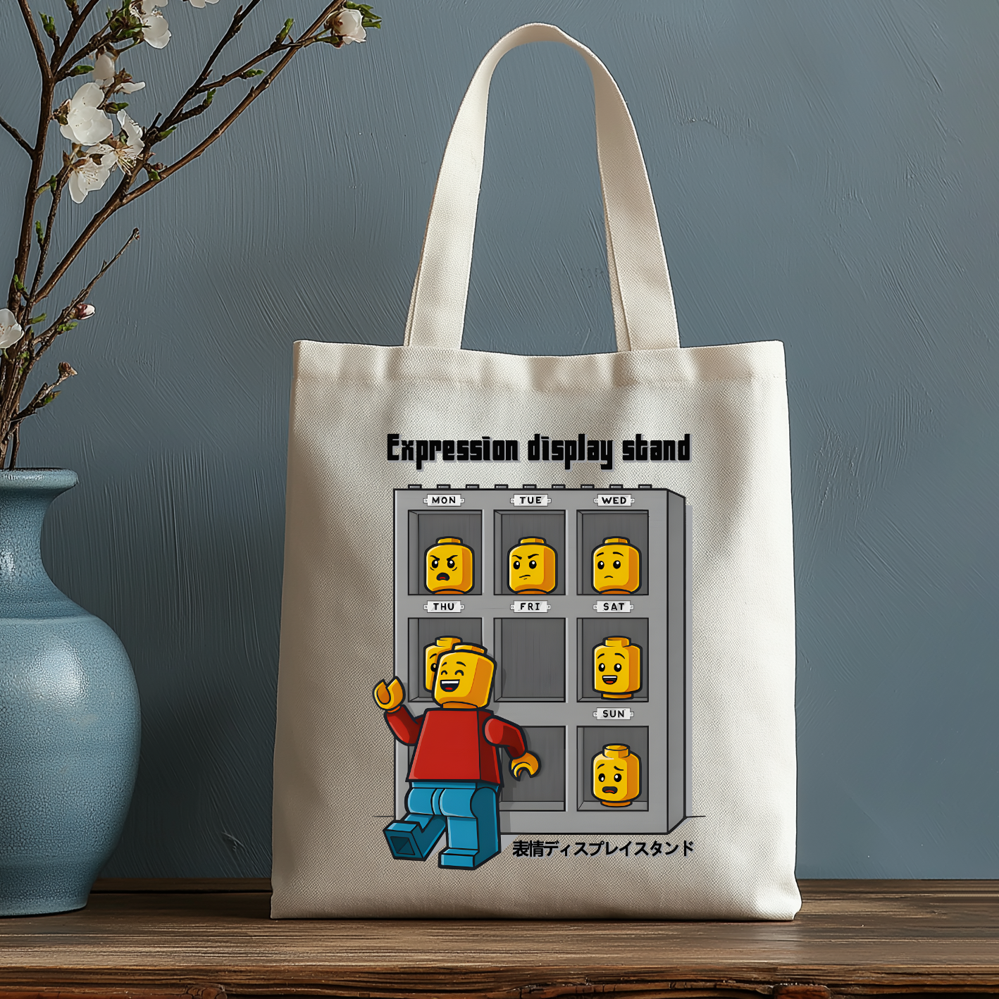 Lego Japanese Style Canvas Tote Bag