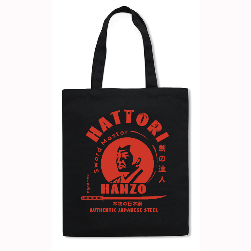 Okinawa Hattori Hanzo Japanese Style Canvas Tote Bag