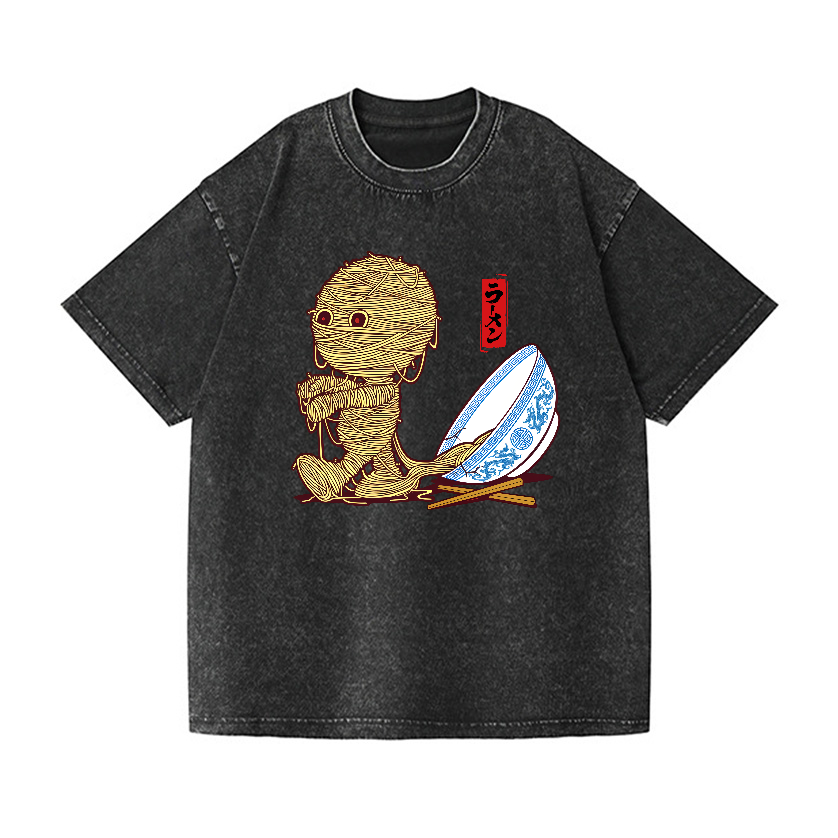 Ramen Yummy Vintage Wash Japanese Design T-Shirt