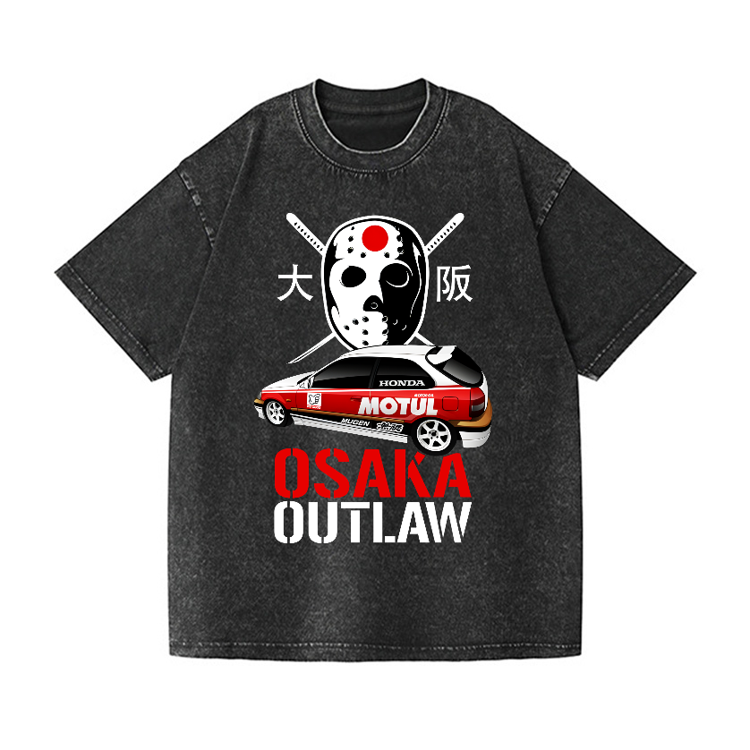 Osaka Outlaw Vintage Wash Japanese Design T-Shirt