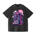 Retro Vending Machine Vintage Wash Japanese Design T-Shirt