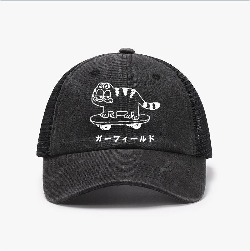 Garfield Cat Vintage Cotton Breathable Hat