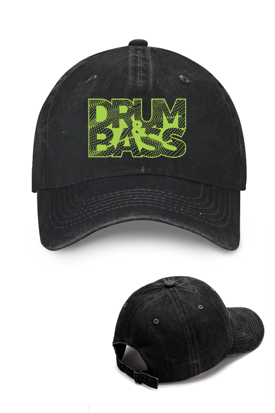 Drum and Bass Vintage Cotton Cap