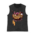 Monster Ramen Pure Cotton Wash-Dyed Sleeveless Tank Top