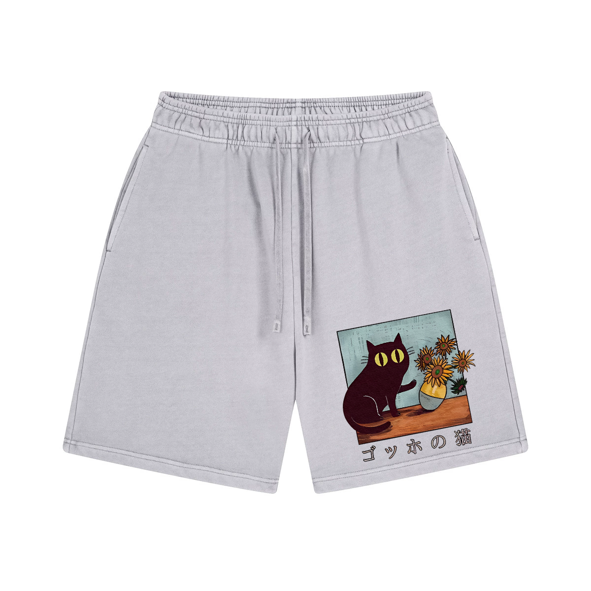 Cat  Vintage Pure Thick Cotton Shorts