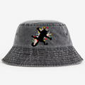 The Cat Vintage 100% Cotton Bucket Hat