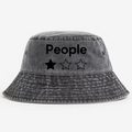 People Vintage 100% Cotton Bucket Hat