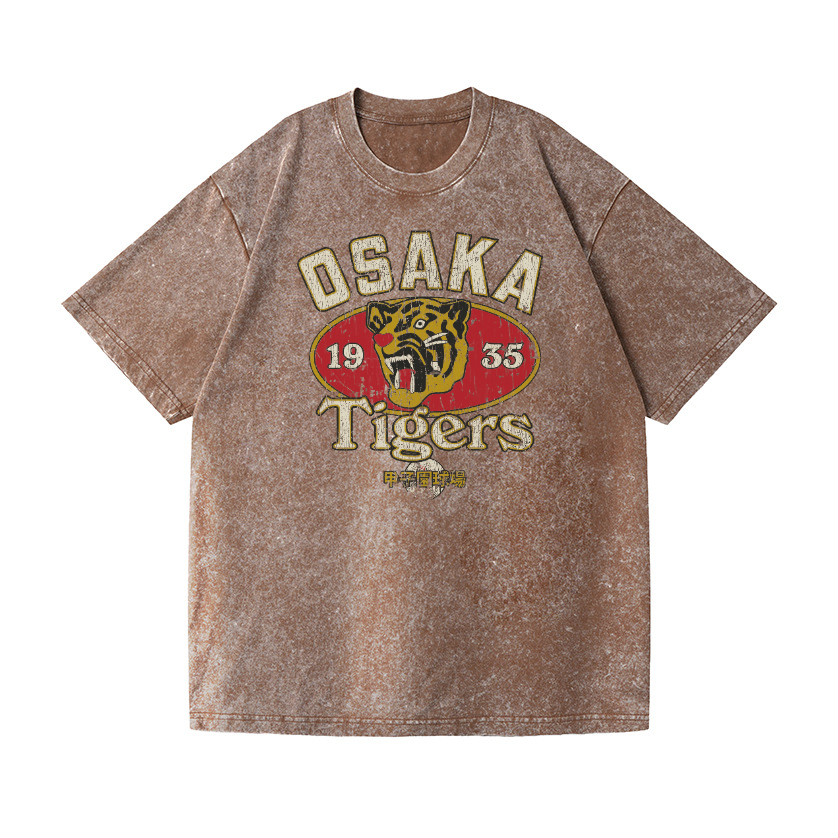 Osaka Tiger 1935 Vintage Wash Japanese Design T-Shirt