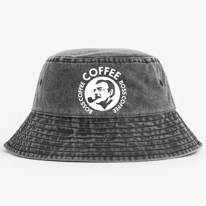 Boss Coffee Vintage 100% Cotton Bucket Hat