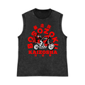 Bosozoku Pure Cotton Wash-Dyed Sleeveless Tank Top