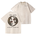 Tiger Vintage Wash Japanese Design Back Art T-Shirt