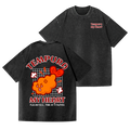 Tempura My Heart Vintage Wash Japanese Design Back Art T-Shirt