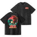 Kaiju Vintage Wash Japanese Design Back Art T-Shirt