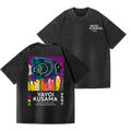 Yayoi Kusama Fish Vintage Wash Japanese Design Back Art T-Shirt