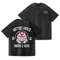 Hattori Hanzo Vintage Wash Japanese Design Back Art T-Shirt