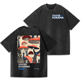Yayoi Kusama Mushroom Vintage Wash Japanese Design Back Art T-Shirt