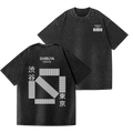 Shibuya Tokyo Vintage Wash Japanese Design Back Art T-Shirt