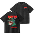 Tokyo Kaiju Vintage Wash Japanese Design Back Art T-Shirt