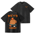 Animal Vintage Wash Japanese Design Back Art T-Shirt