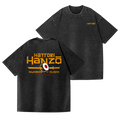 Katana Vintage Wash Japanese Design Back Art T-Shirt