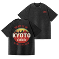 Kyoto Kansai Honshu Vintage Wash Japanese Design Back Art T-Shirt