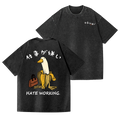 Banana Goose Vintage Wash Japanese Design Back Art T-Shirt