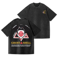 Ghost in the Shell Geisha Vintage Wash Japanese Design Back Art T-Shirt