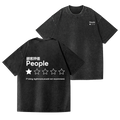 People Vintage Wash Japanese Design Back Art T-Shirt