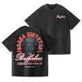 Osaka Kintetsu Buffaloes Vintage Wash Japanese Design Back Art T-Shirt