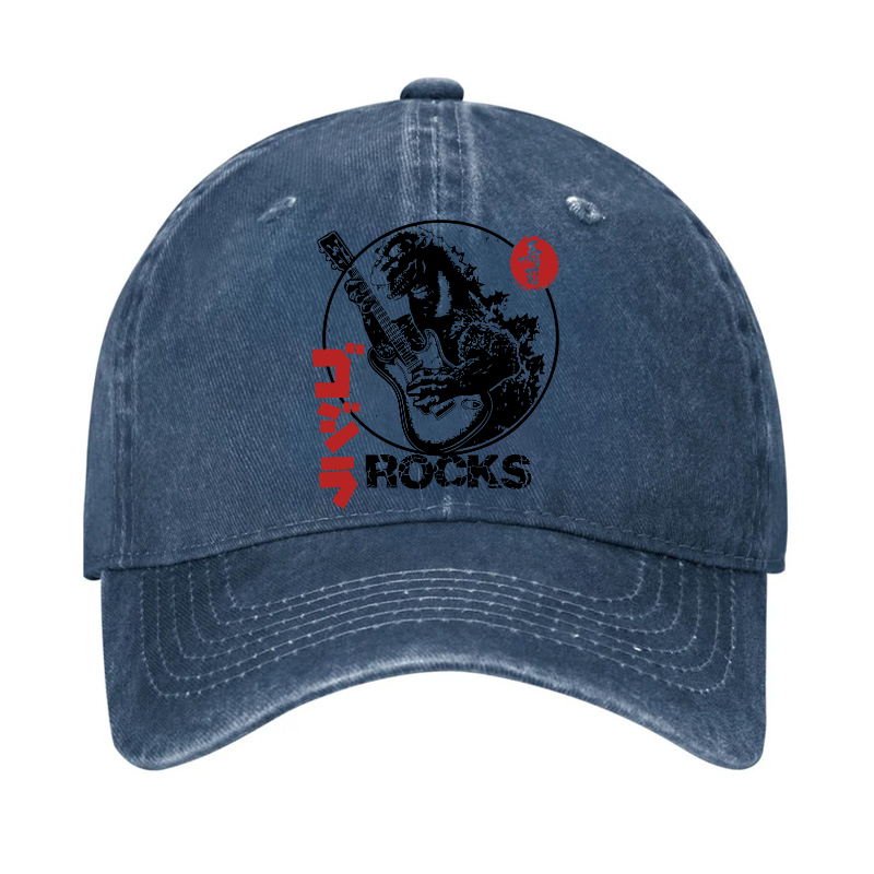 Rock Kaiju Vintage Cotton Hat