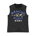 Bancho Sushi Pure Cotton Wash-Dyed Sleeveless Tank Top
