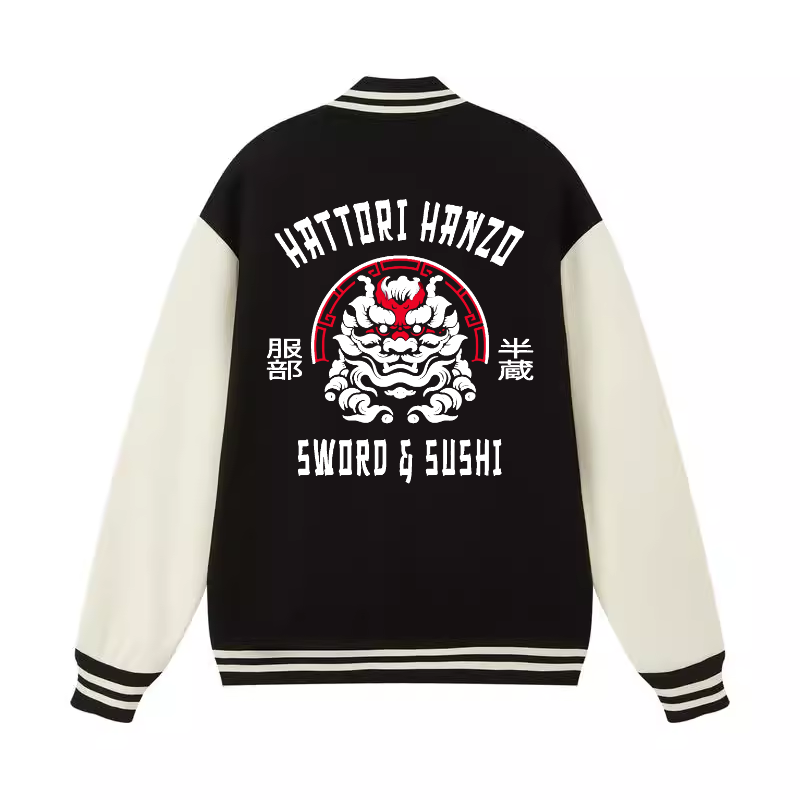 Hattori Hanzo Komainu Vintage Cotton Varsity Jacket