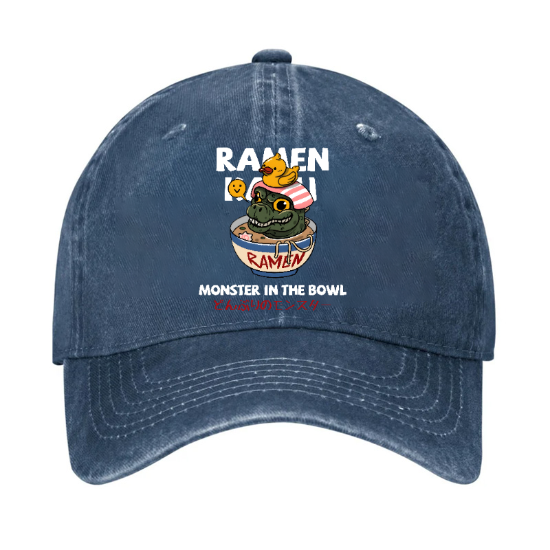Kaiju Ramen Vintage Cotton Cap