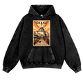 Osaka Vintage Washed Thick Cotton Hoodie