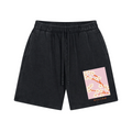 Flower Vintage Pure Thick Cotton Shorts