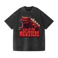 Catzilla Cat Kaiju Vintage Wash Japanese Design T-Shirt