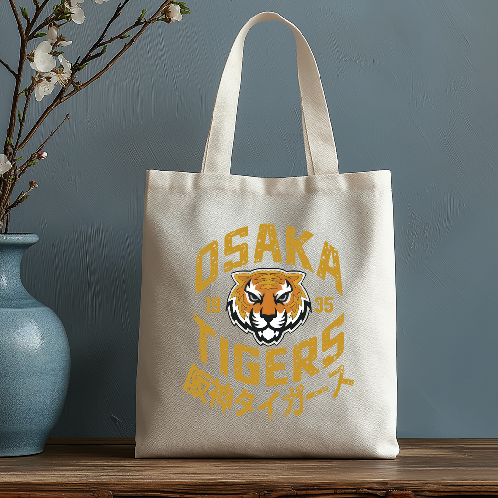 Osaka Tigers Japanese Style Canvas Tote Bag