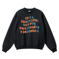 It's A Beautiful Vintage Cotton Blend Crewneck Sweatshirt