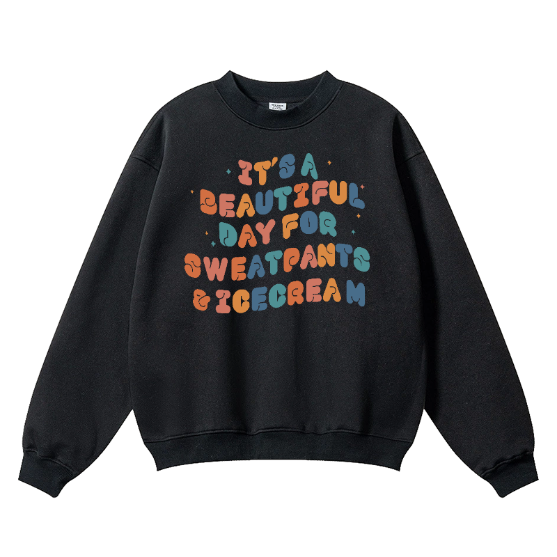 It's A Beautiful Vintage Cotton Blend Crewneck Sweatshirt