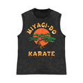 Miyagi-do-Karate Pure Cotton Wash-Dyed Sleeveless Tank Top