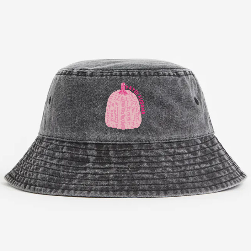 Yayoi Kusama Pumpkin Vintage 100% Cotton Bucket Hat