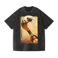 Sakura Beer Wave Vintage Wash Japanese Design T-Shirt