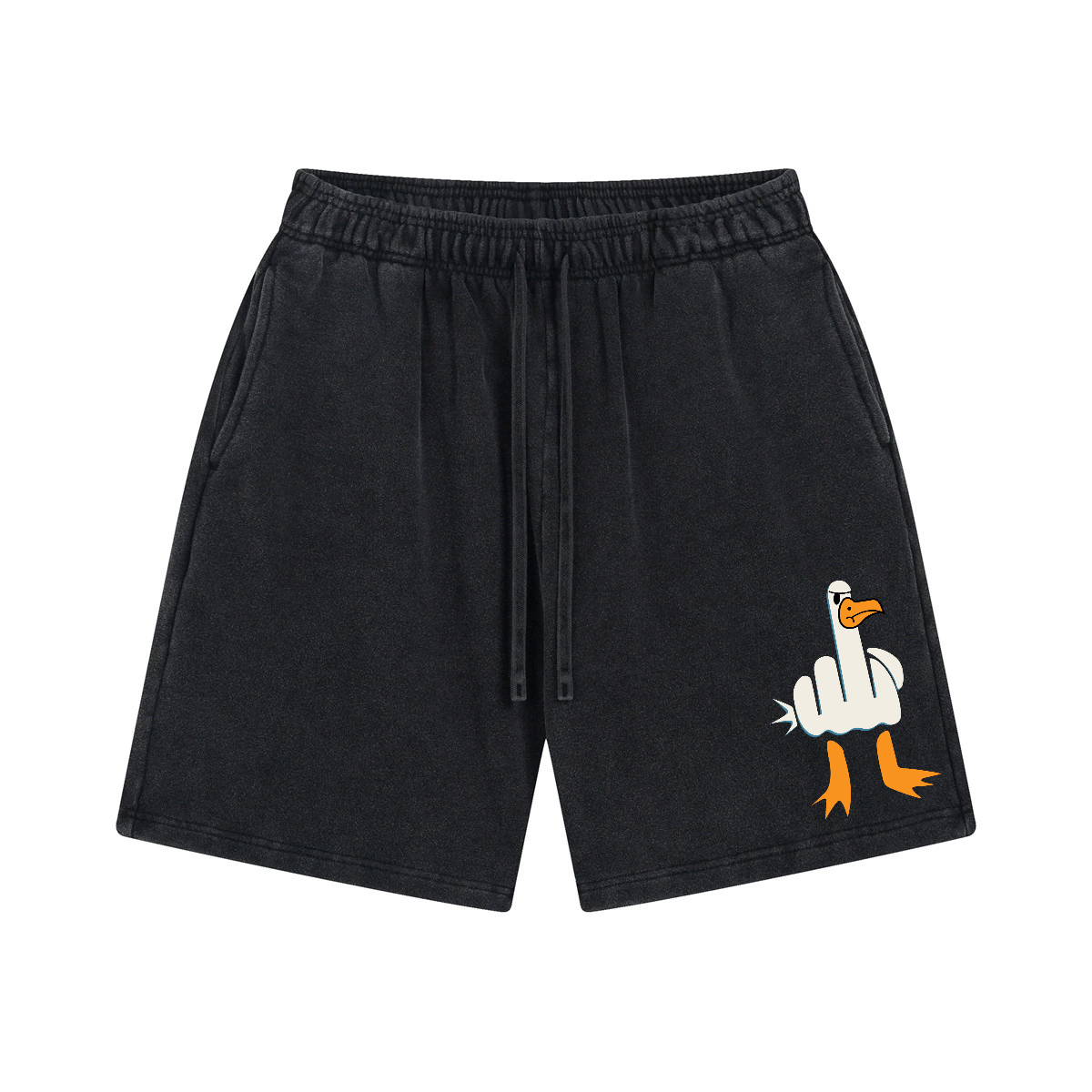 Duck Vintage Washed Cotton Shorts