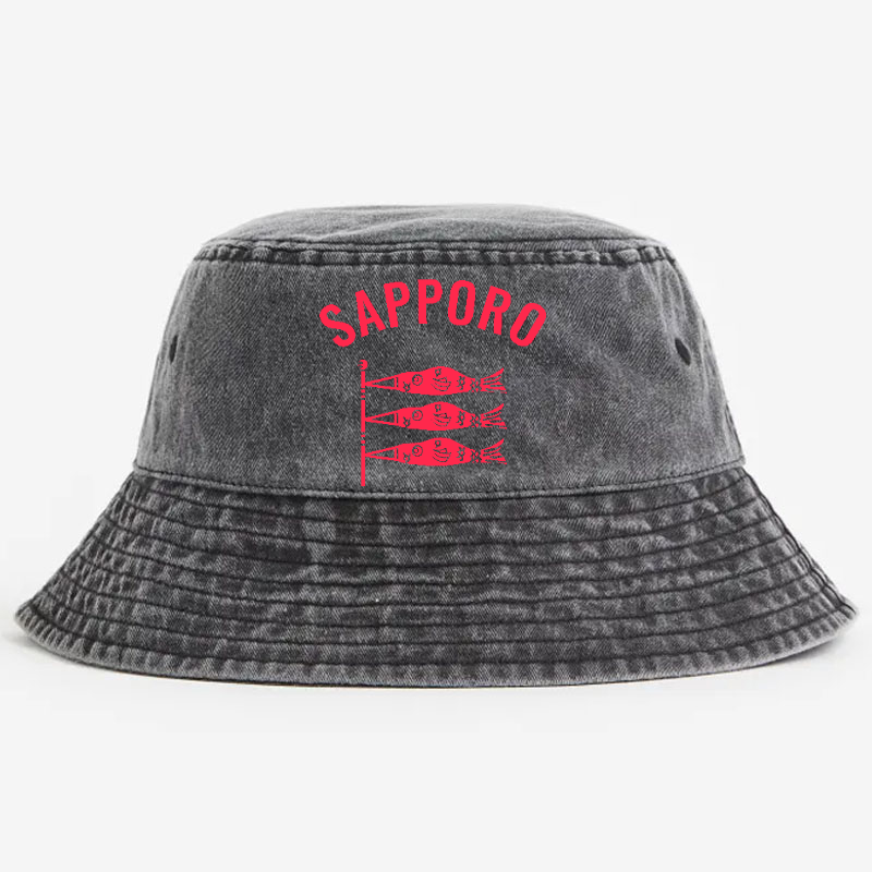 Sapporo Koinobori Vintage 100% Cotton Bucket Hat