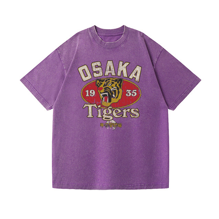 Osaka Tiger 1935 Vintage Wash Japanese Design T-Shirt