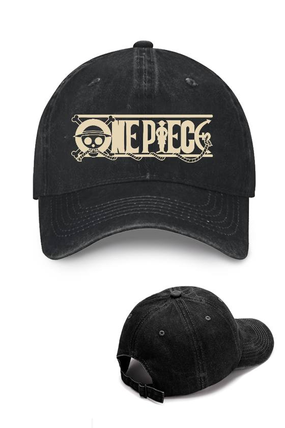 One Piece Luffy Vintage Cotton Cap
