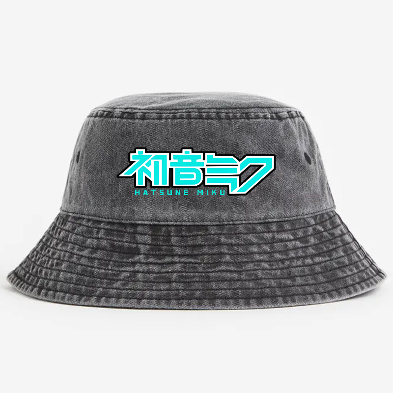 Hatsune Miku Vintage 100% Cotton Bucket Hat