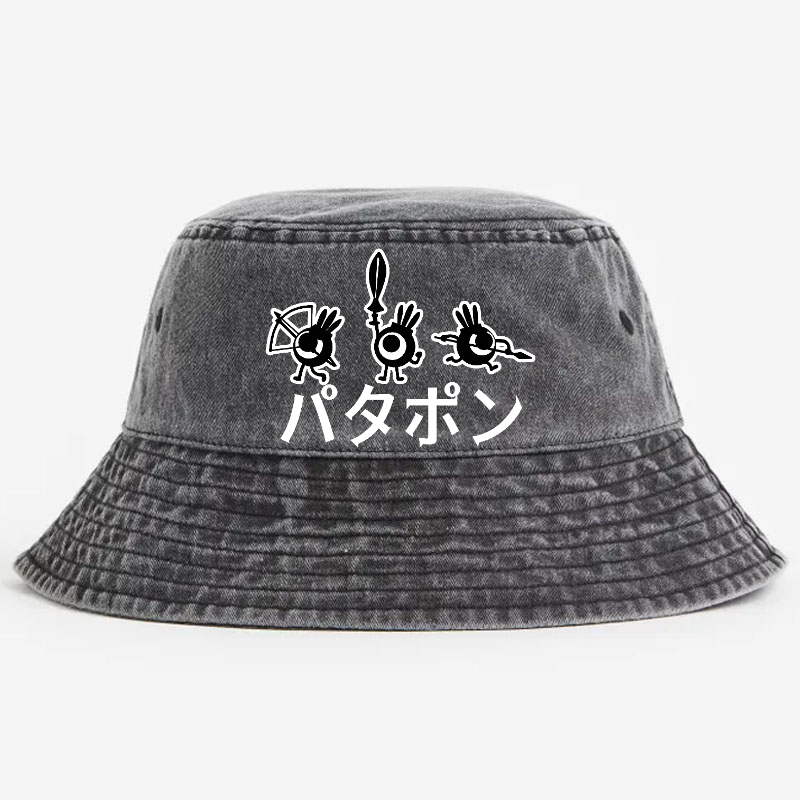 Patapon Vintage 100% Cotton Bucket Hat